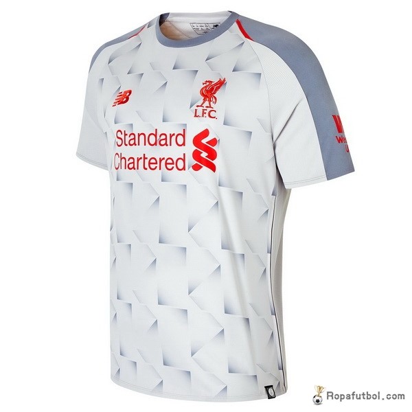 Camiseta Liverpool Replica Tercera Ropa 2018/19 Blanco